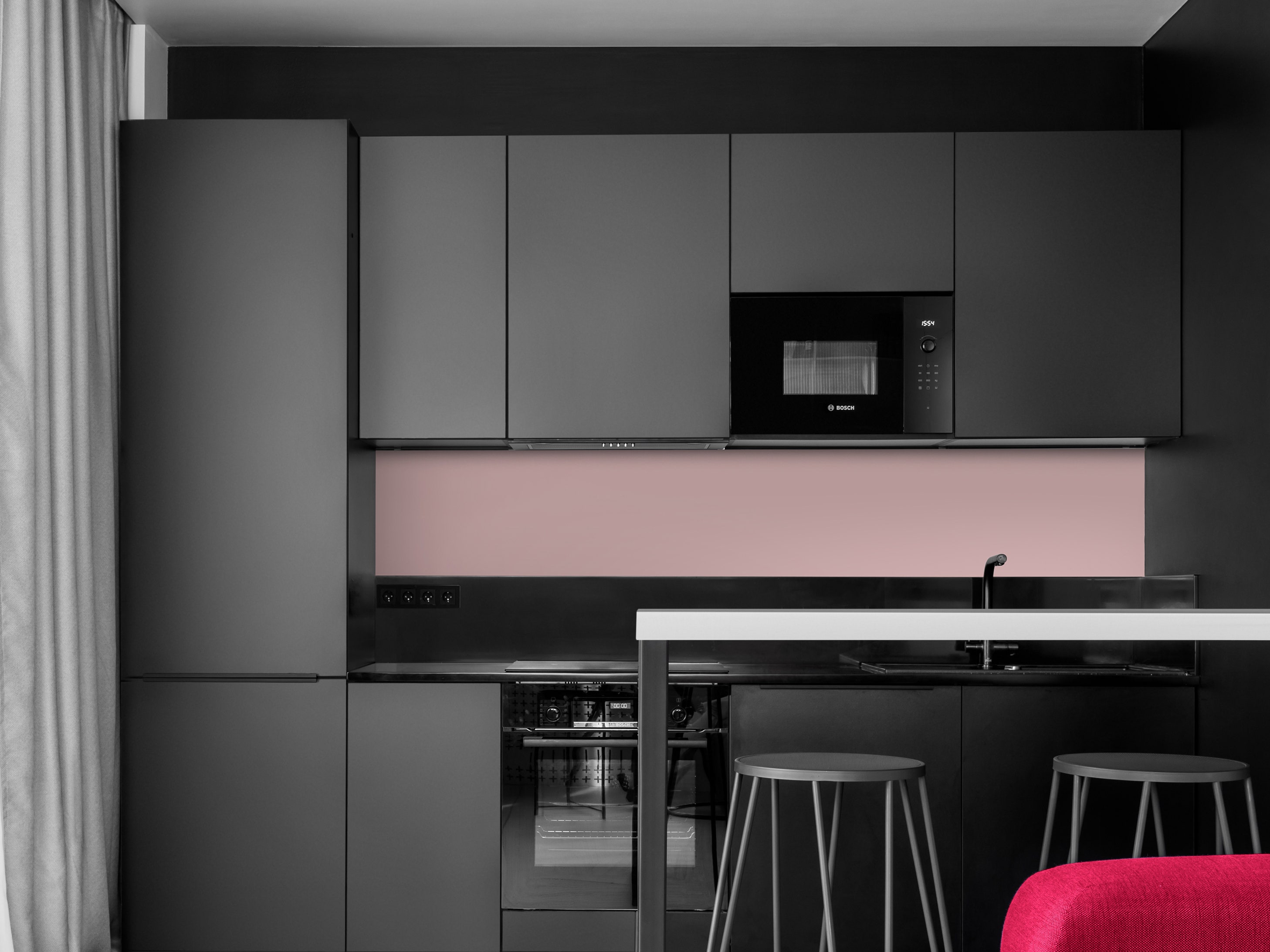 Черный и белый цвет в дизайне кухни — INMYROOM